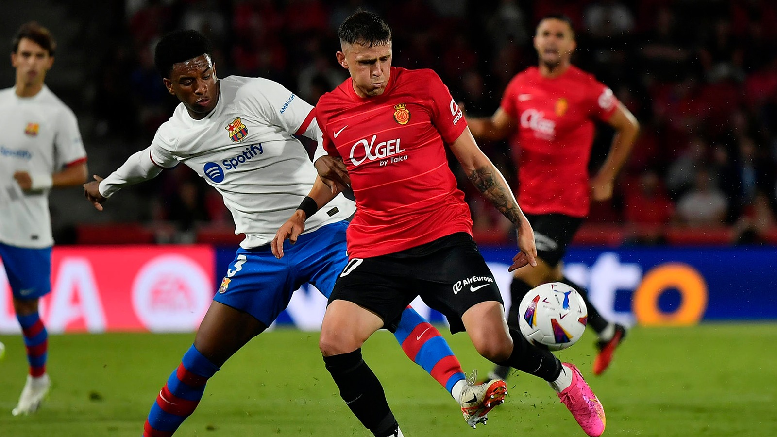 Barcelona vs. Mallorca se enfrentan por LaLiga. (Foto: EFE)