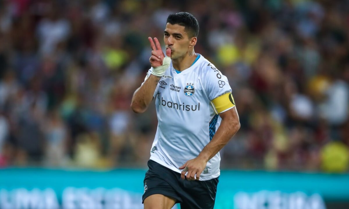 Luis Suárez jugó la última temporada en Gremio de Porto Alegre. (Foto: Getty Images)