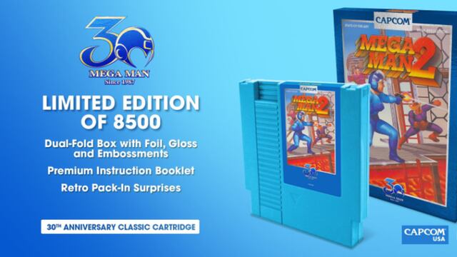 ¡Regresa lo retro! Mega Man volverá a salir para NES y SNES en cartuchos