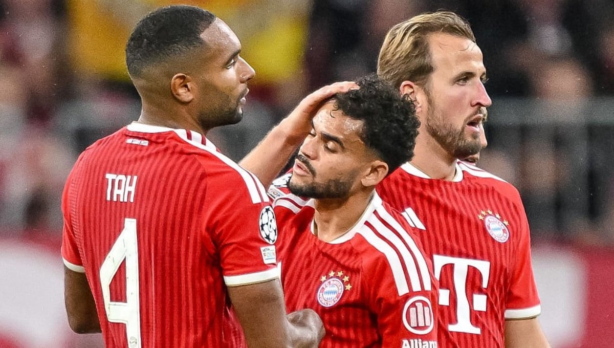 Luis Díaz no pudo terminar el último partido del Bayern Múnich. (Foto: Getty Images)