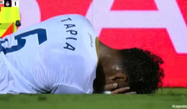 Renato Tapia sufrió una conmoción cerebral en el Leganés vs. Mallorca. (Foto: Difusión).