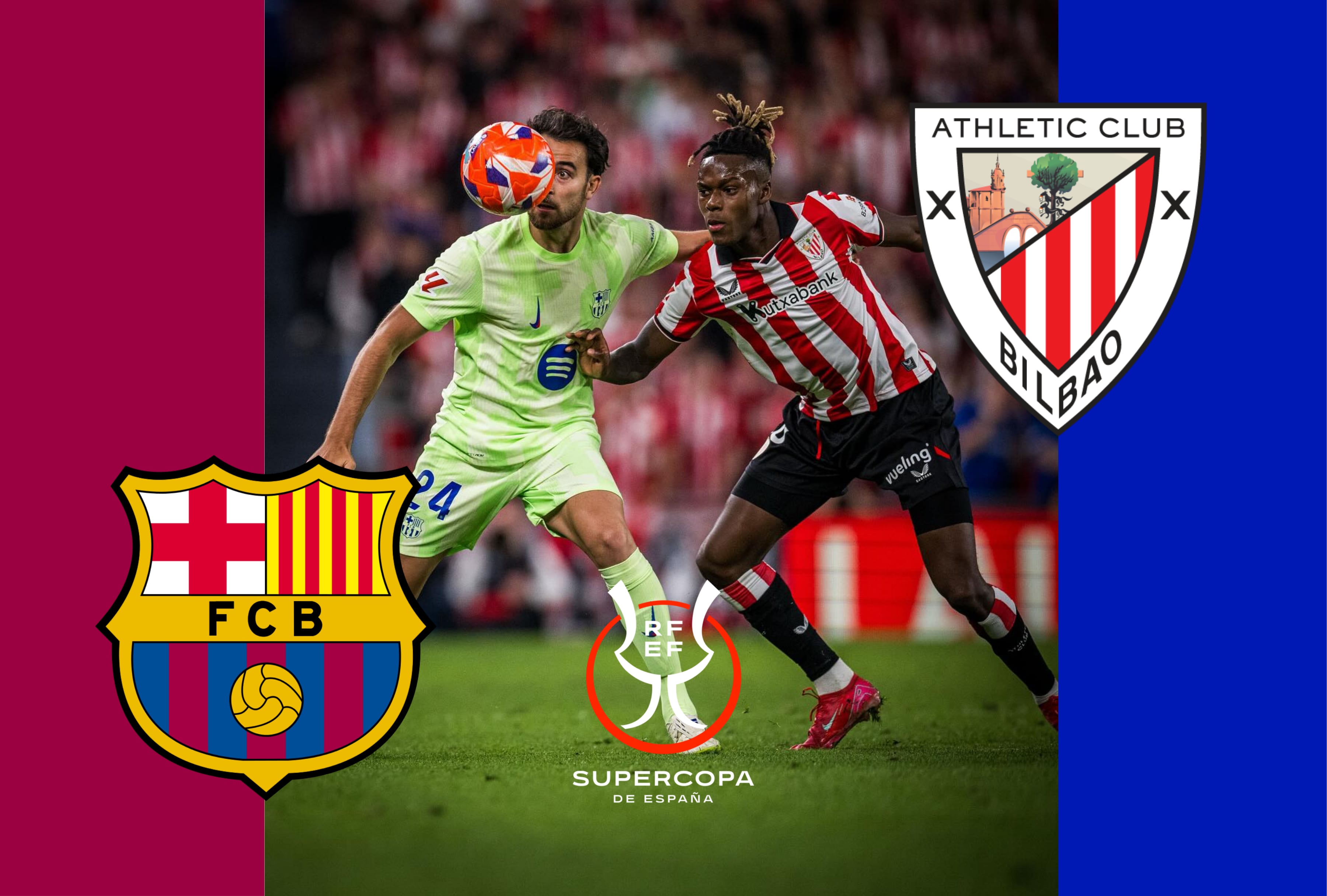 ¿A qué hora juega el Barça hoy? Mira qué canal transmite FC Barcelona vs. Athletic Club EN VIVO por la Supercopa de España 2026 en USA y México. Guía de horarios y señales de TV para seguir a los culés en directo. | Crédito: FC Barcelona / Facebook / Composición Depor