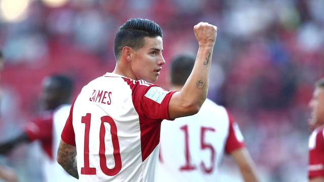 Con gol de James Rodríguez: Olympiacos derrotó 2-0 a Lamia por la Superliga de Grecia