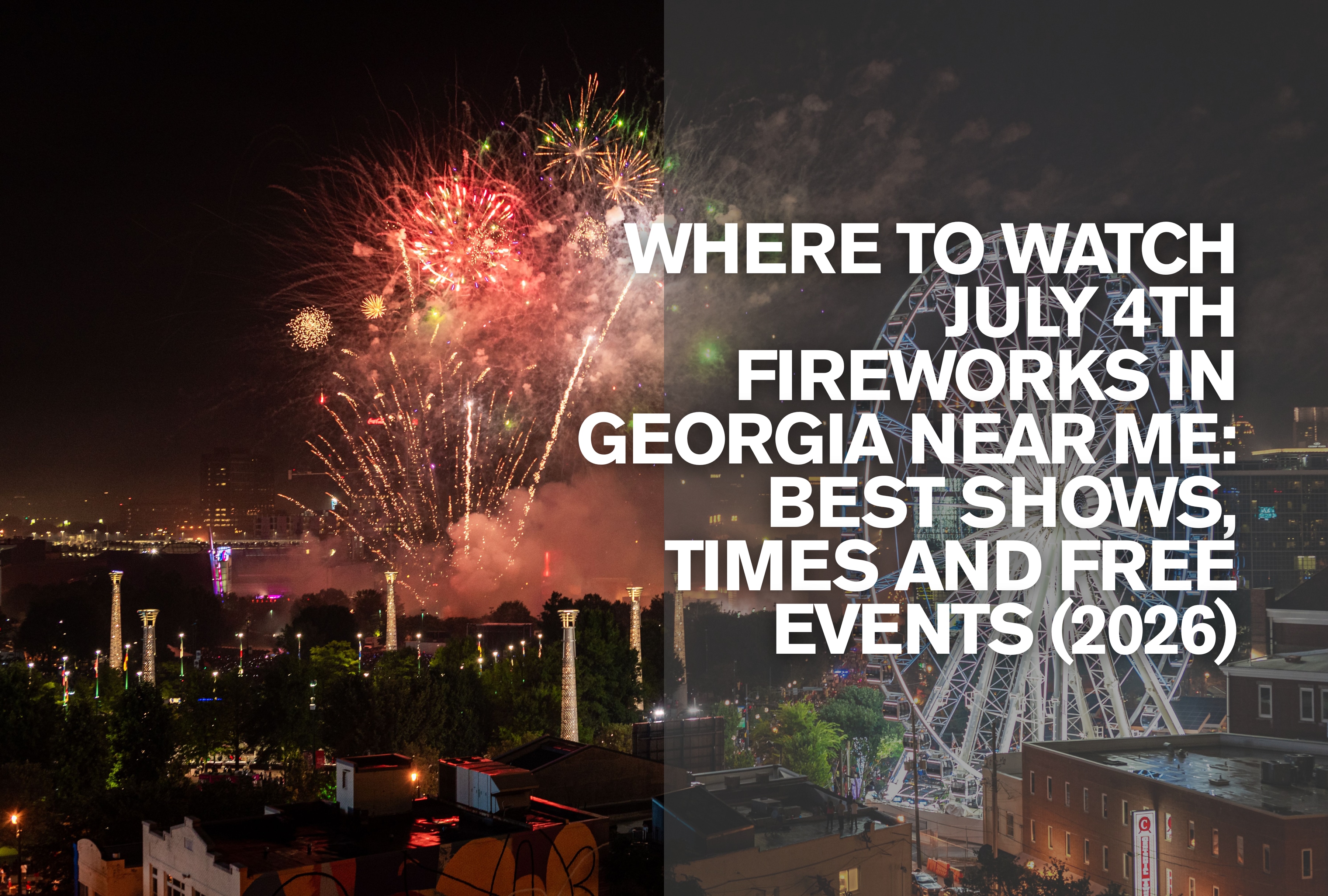 Communities across Georgia prepare for spectacular 2026 Independence Day displays. Check the schedule to locate the best July 4th fireworks shows near you and access free local events. | Photo by Dominik Gryzbon on Pexels / Depor