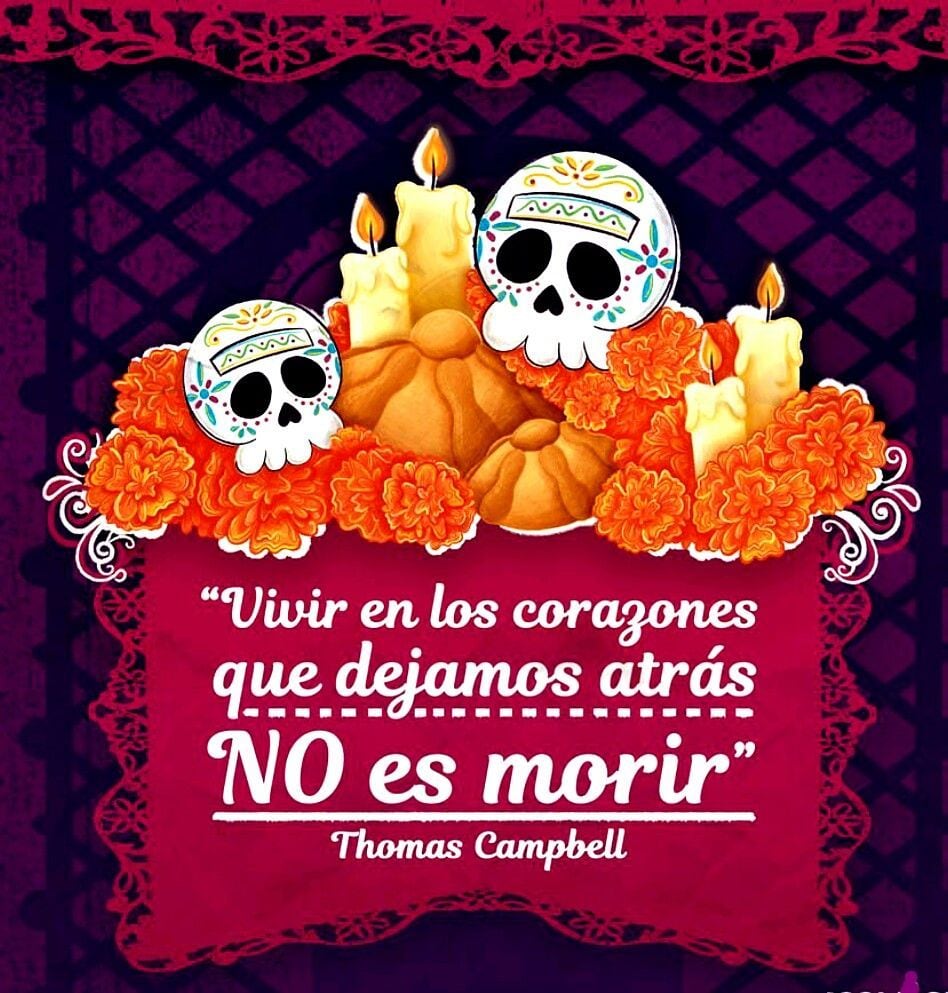 Frases por el Día de Muertos: imágenes y mensajes para dedicar el 2 de noviembre (Foto: Pinterest).