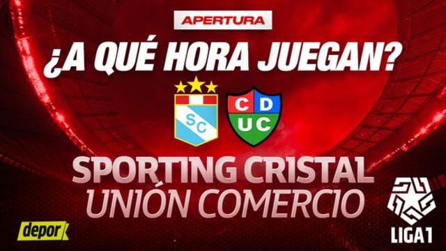 A qué hora juegan Sporting Cristal vs Unión Comercio por el Torneo Apertura 2024