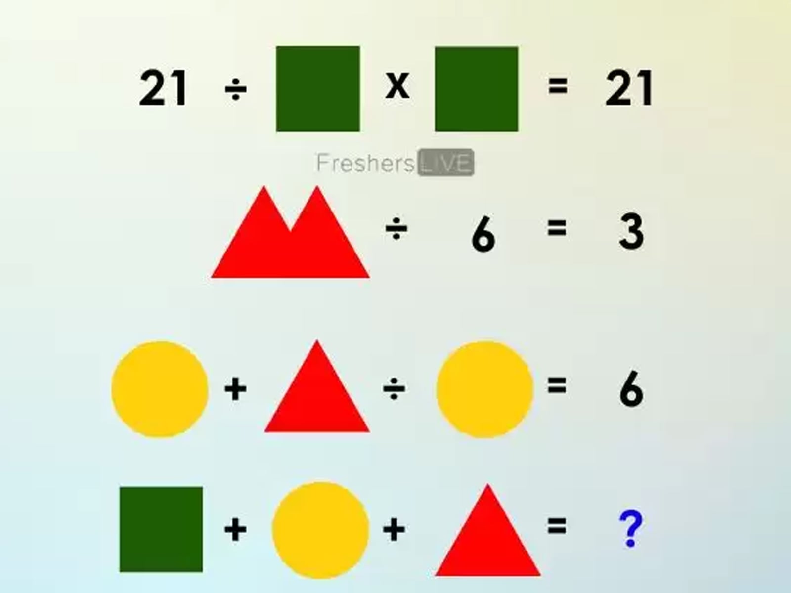 RETO MATEMÁTICO | ¿Puedes encontrar el valor de cada forma? Participa en este desafío mental que estimula tu pensamiento y mejora tus habilidades cognitivas. | FresherLive