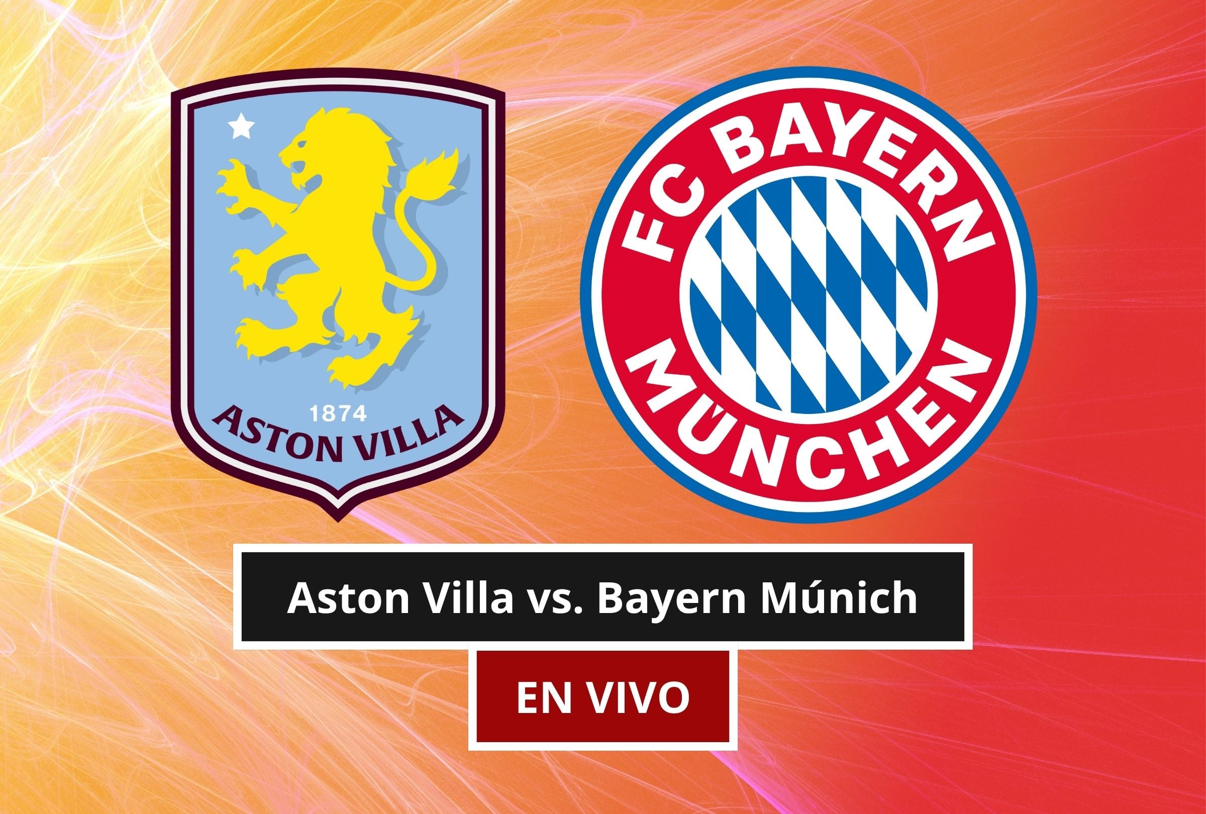 El Aston Villa vs. Bayern Múnich por un amistoso de pretemporada es un partido que apunta a ser intenso de principio a fin. (Foto: Composición Canva - Depor)