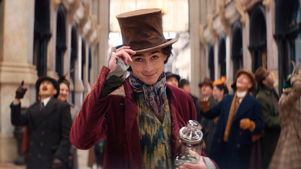 “Wonka” tiene como protagonista a Timothée Chalamet, quien interpreta al excéntrico chocolatero Willy Wonka (Foto: Warner Bros.)
