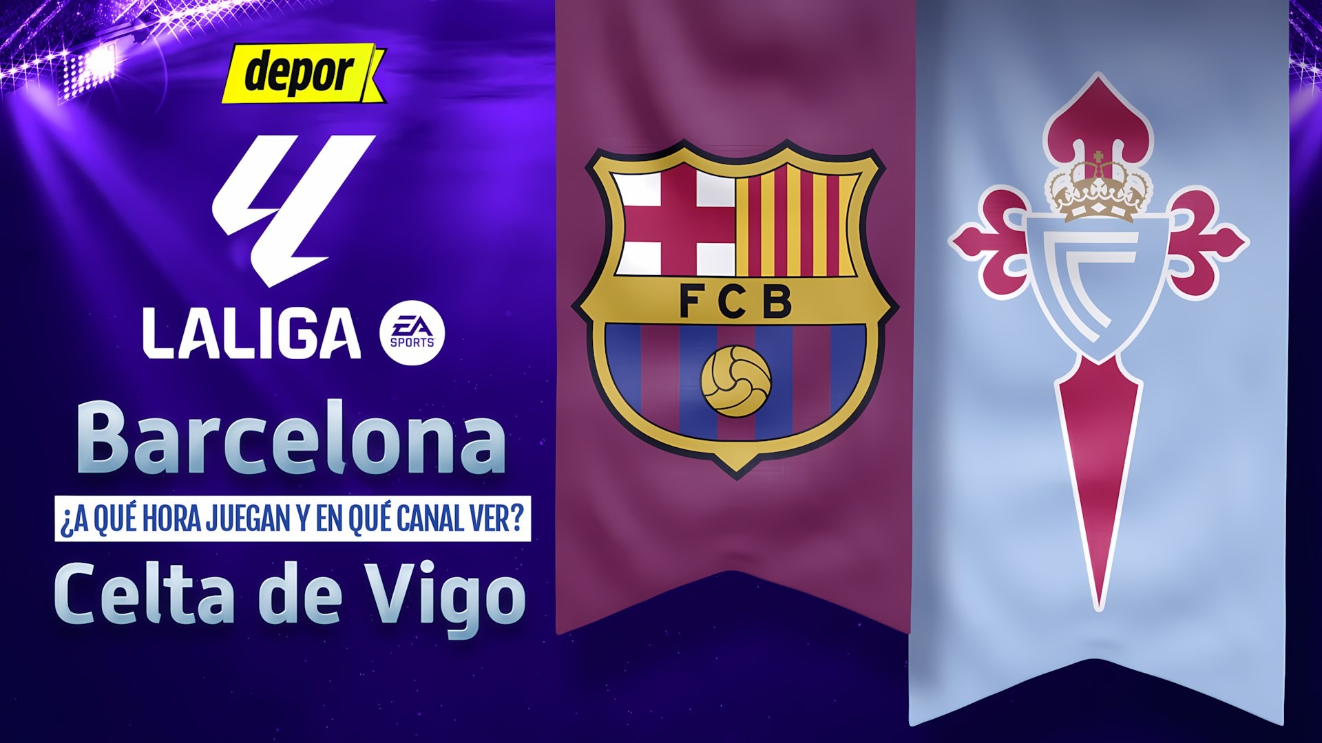 Barcelona y Celta de Vigo se enfrentan por la fecha 32 de LaLiga. (Diseño: Christian Marlow)
