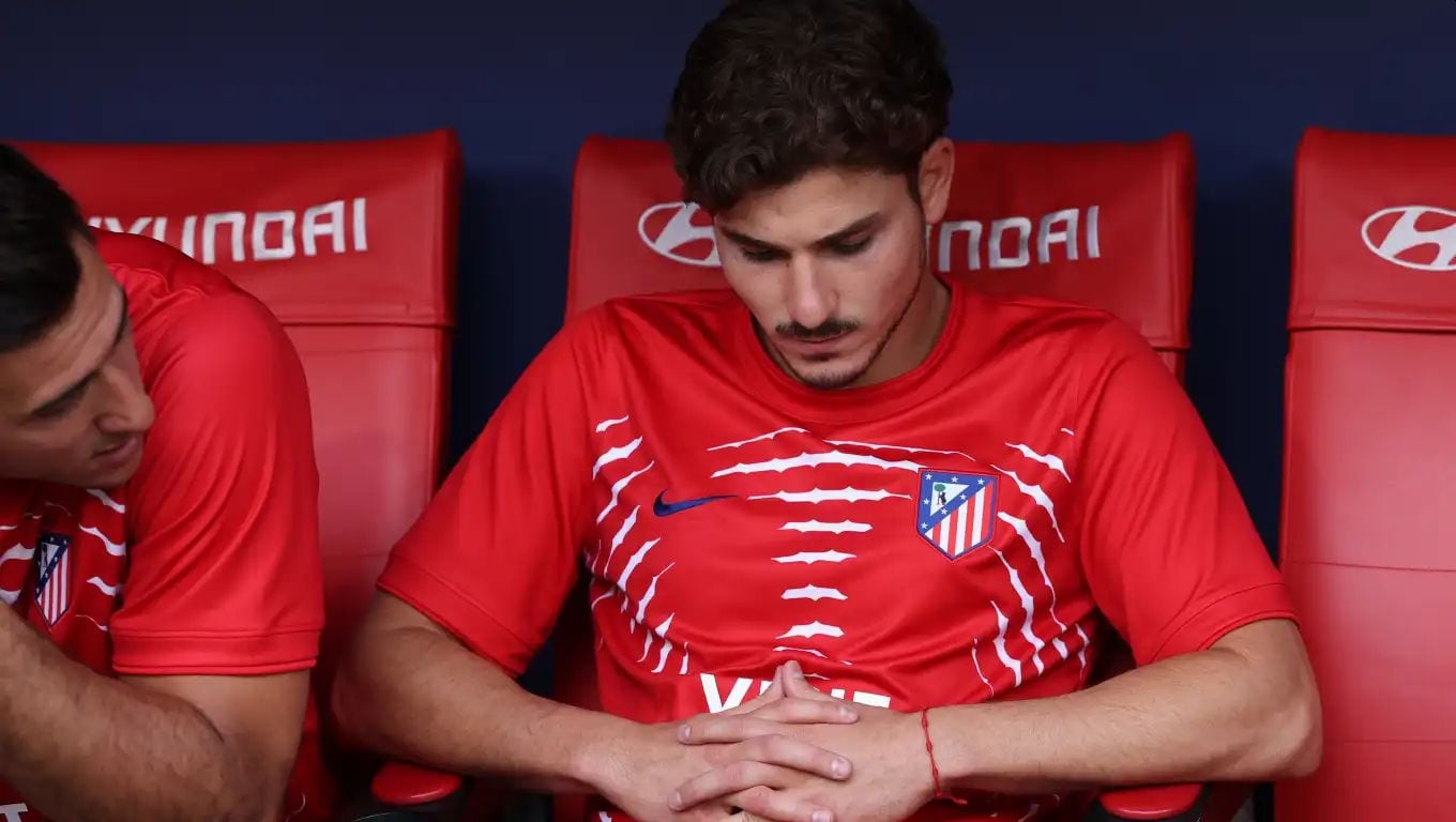 Así lució Julián Álvarez en su primer partido oficial con Atlético de Madrid.