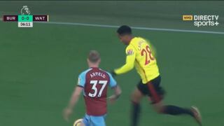 Como con la mano: preciso pase de Carrillo que no concretó en gol su compañero de Watford