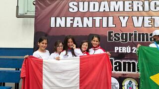Perú obtuvo el primer lugar del medallero en el Campeonato Infantil y Veterano de Esgrima