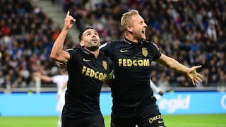 Mónaco sigue como líder de la Ligue 1: derrotó 2-1 al Lyon con gol de Radamel Falcao