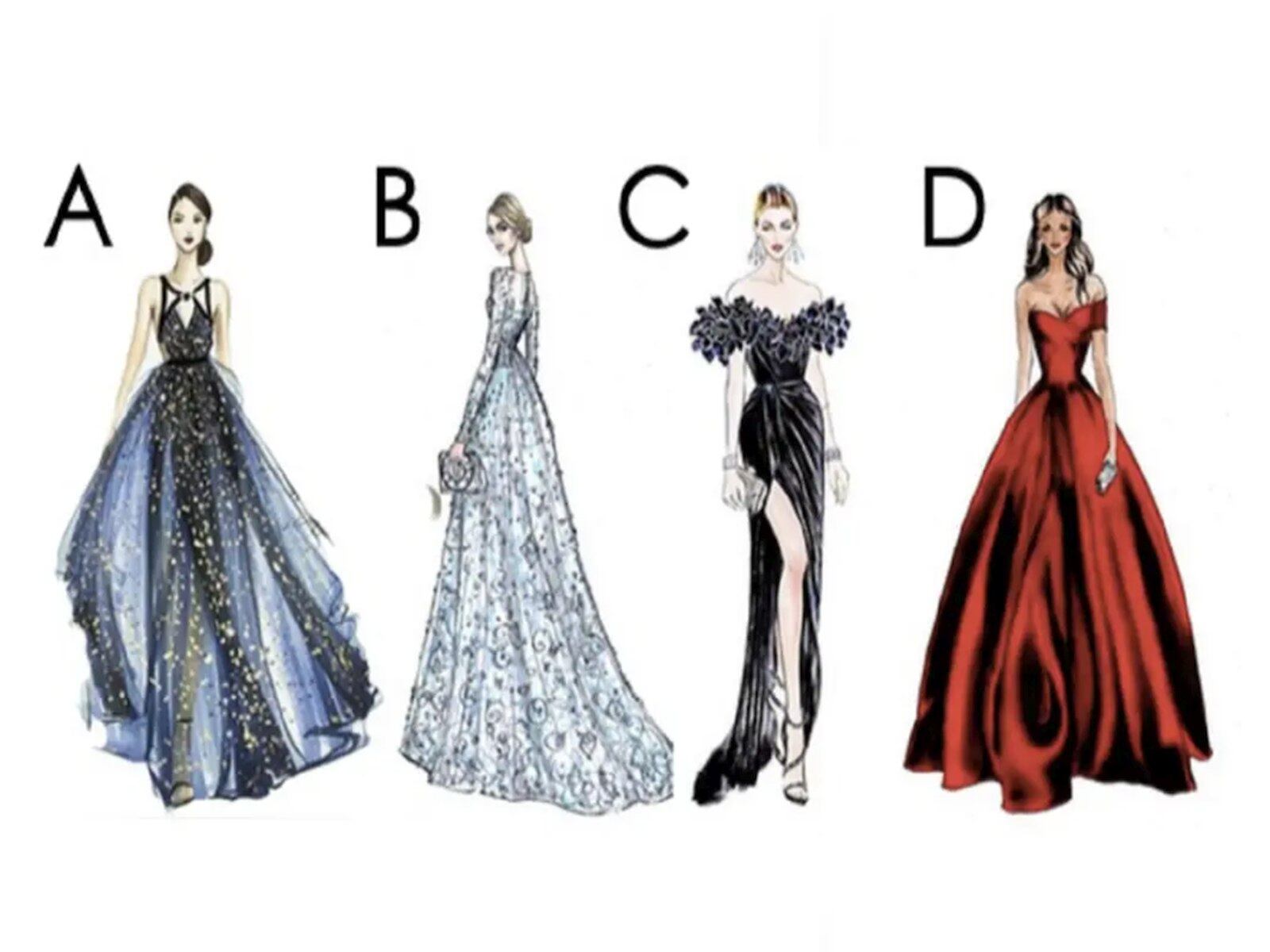 TEST VISUAL | Esta imagen te muestra muchos vestidos. Escoge uno. (Foto: namastest.net)