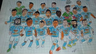 Sporting Cristal: el dibujo de un niño que se ha convertido viral en redes sociales