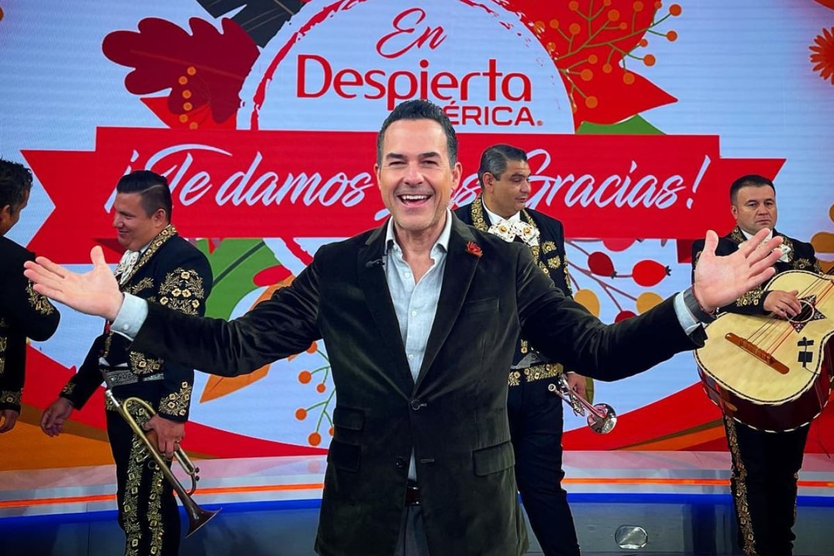 El presentador fue parte del importante logro de "Despierta América" (Foto: Carlos Calderón / Instagram)