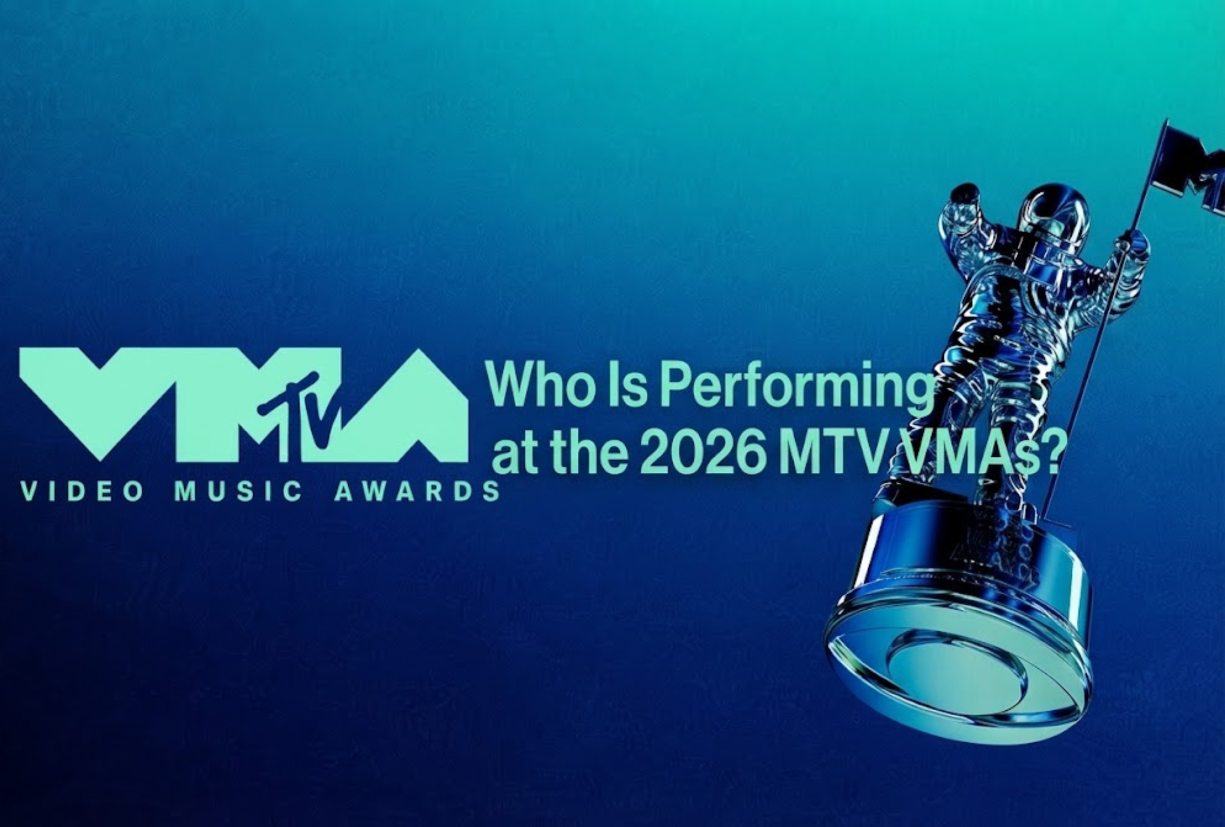 LOS ANGELES, CALIFORNIA (UNITED STATES), September 27, 2026.— Check out the list of artists performing at the 2026 MTV Video Music Awards in Los Angeles. PHOTO: Composite image featuring MTV branding, created using Gemini AI.