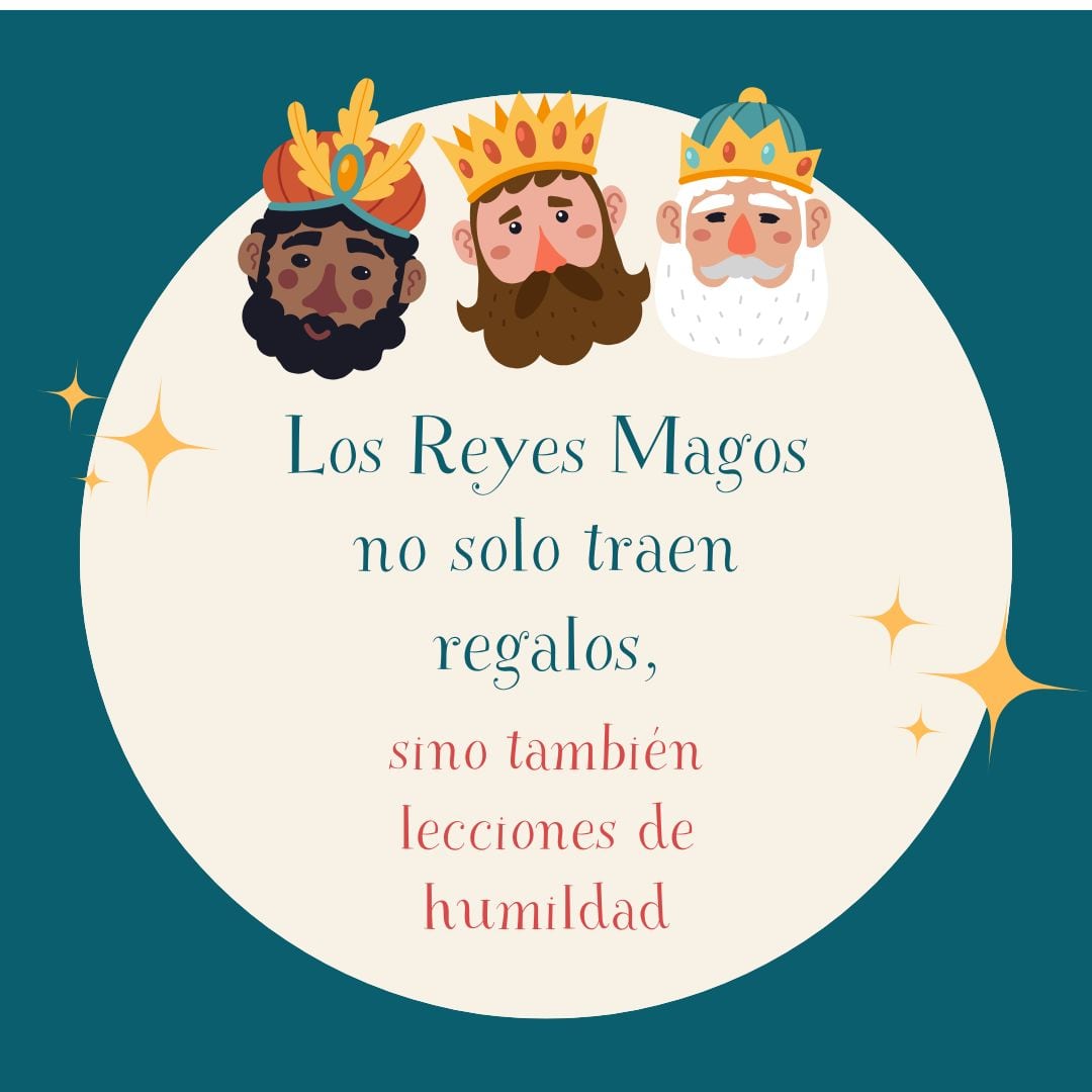 Imágenes con frases cortas, bonitas y originales para compartir por WhatsApp por el Día de los Reyes Magos.