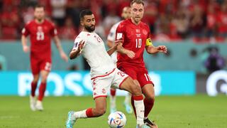 Firmaron tablas: Dinamarca empató 0-0 con Túnez en su debut en el Mundial Qatar 2022