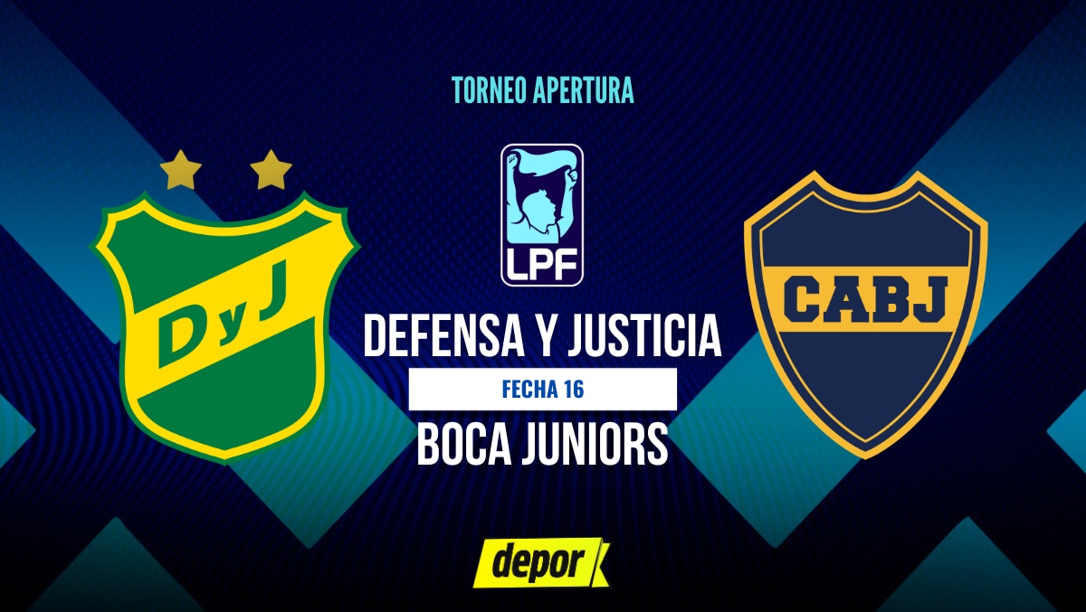 Boca vs. Defensa y Justicia se enfrentan por la Liga Profesional Argentina 2026. (Diseño: Depor)