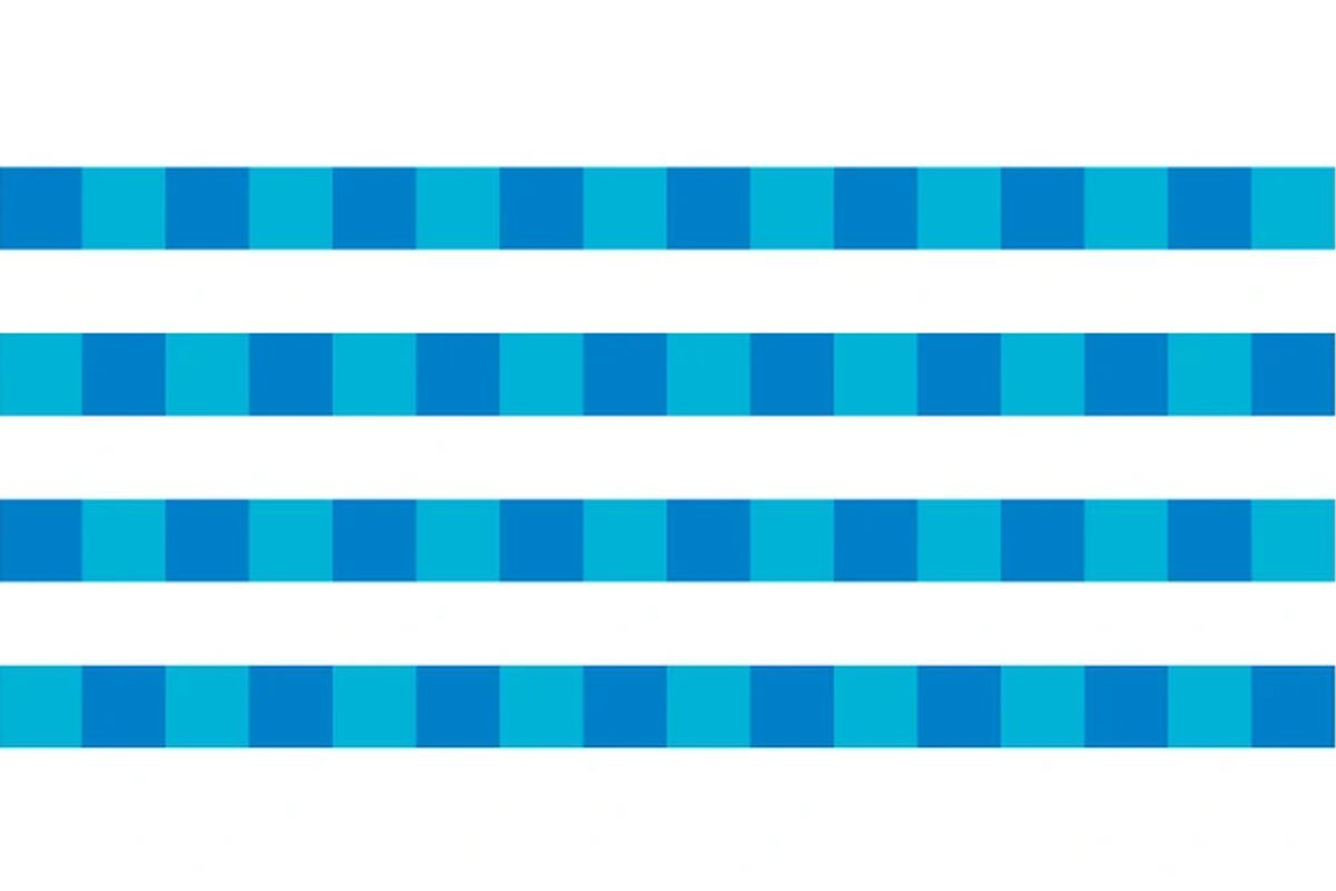 Respuesta: Las líneas son perfectamente rectas y paralelas. (Foto: Brightside)