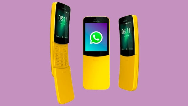 WhatsApp llega a los celulares Nokia en forma de plátano con KaiOS