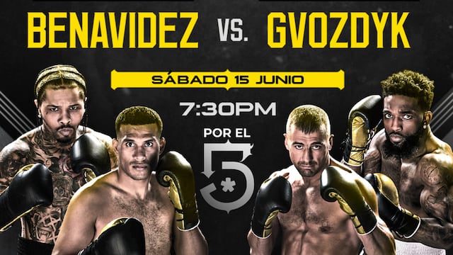 Canal 5 EN VIVO - cómo ver pelea David Benavidez vs. Oleksandr Gvozdyk en directo