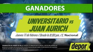 Universitario de Deportes vs. Juan Aurich: ganadores de las entradas dobles