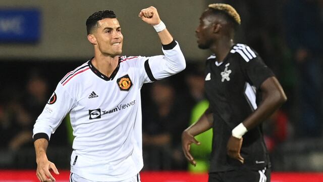 Con gol de Cristiano Ronaldo, Manchester United venció 2-0 al Sheriff en la Europa League 