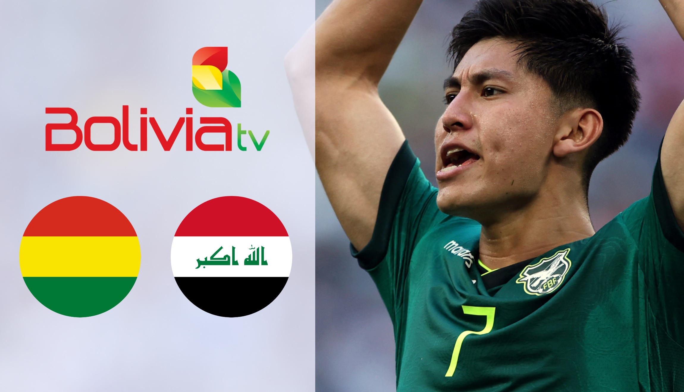 Mira la señal de Bolivia TV en vivo para seguir el partido de Bolivia vs. Irak, este martes 31 de marzo desde el Estadio BBVA Bancomer, por el Repechaje al Mundial 2026. (Foto: AFP / Imagen creada por Depor)
