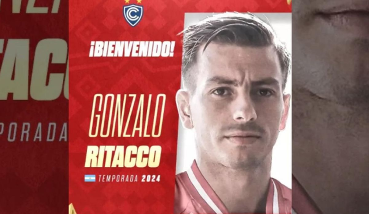 Gonzalo Ritacco se convirtió en nuevo refuerzo de Cienciano. (Foto: Cienciano)