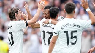 Real Madrid vs. Real Sociedad (2-0): video, goles y resumen del partido por LaLiga