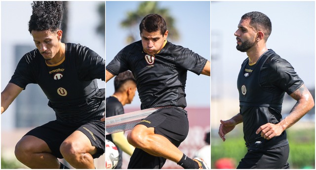 Las mejores postales del entrenamiento de Universitario de cara al clásico por la Liga 1 Te Apuesto (Foto: prensa U)