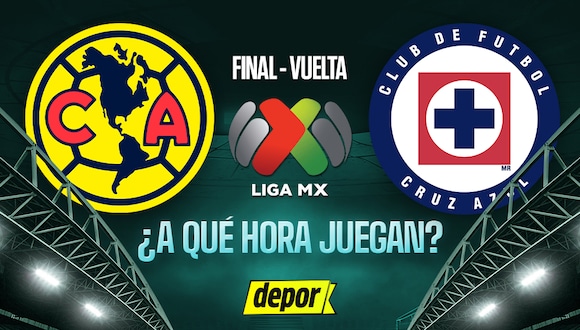 Revisa a qué hora y en qué canal ver la final de vuelta entre América vs. Cruz Azul por la Liga MX 2024. (Diseño: Depor).