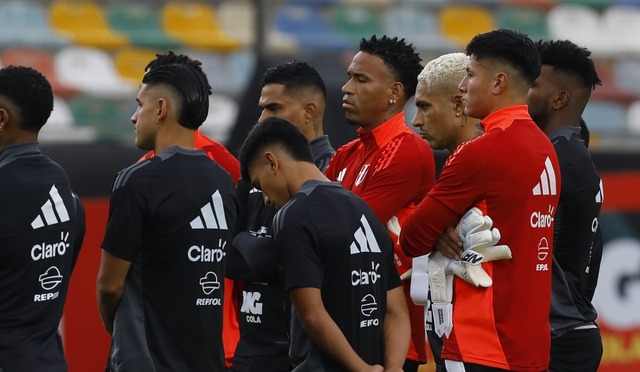 Última práctica de la Selección Peruana en el estadio Monumental, antes del partido ante República Dominicana. (Foto: Julio Reaño/@photo.gec)