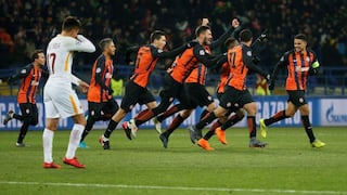 La 'Loba' no pudo: Roma perdió 2-1 ante Shakhtar Donetsk por octavos de la Champions League