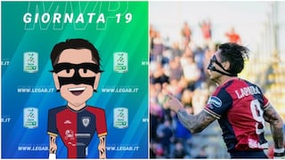 El héroe enmascarado: Lapadula fue elegido como el mejor jugador de la fecha 19 en la Serie B