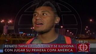 Selección: Renato Tapia llegó a Lima y habló sobre las ausencias en la bicolor