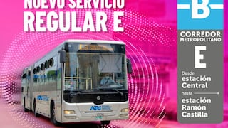 Nueva ruta del Metropolitano: mira el recorrido actualizado de la Ruta E del Centro de Lima