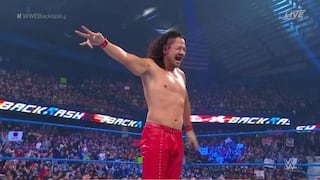 Shinsuke Nakamura derrotó a Dolph Ziggler en su debut en Backlash [VIDEO]
