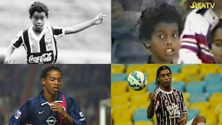 Ronaldinho: todos sus 'looks' desde pequeño hasta Fluminense (FOTOS)