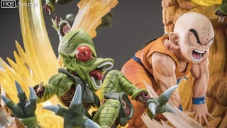 Dragon Ball Super | Así es la impresionante figura de Krillin en combate contra los 'saibamans'