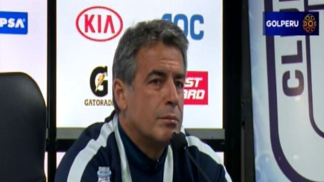 Alianza Lima: Bengoechea se quebró en plena conferencia por el saludo de su hija [VIDEO]