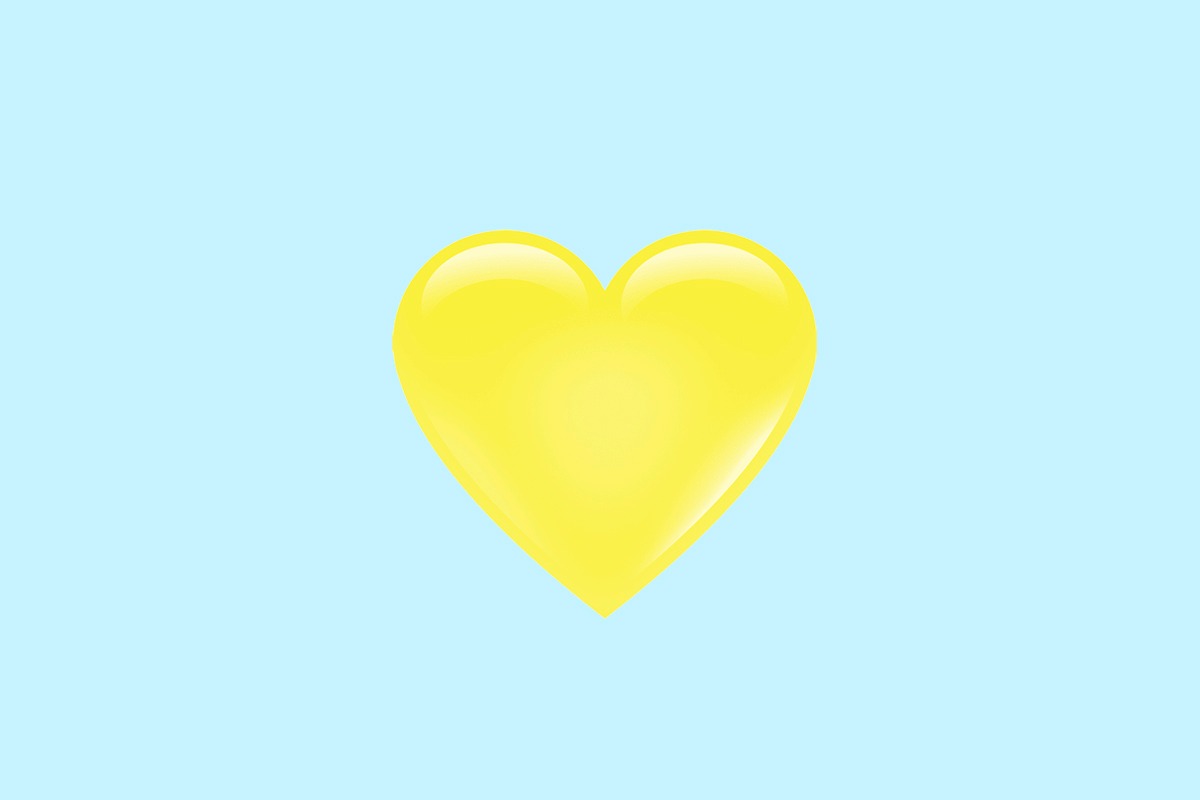 WHATSAPP | Si no te has enterado, conoce el significado real del corazón amarillo en WhatsApp. (Foto: Emojipedia)