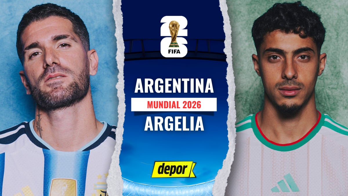 Argentina vs. Argelia se enfrentan por el Mundial 2026. (Diseño: Depor)