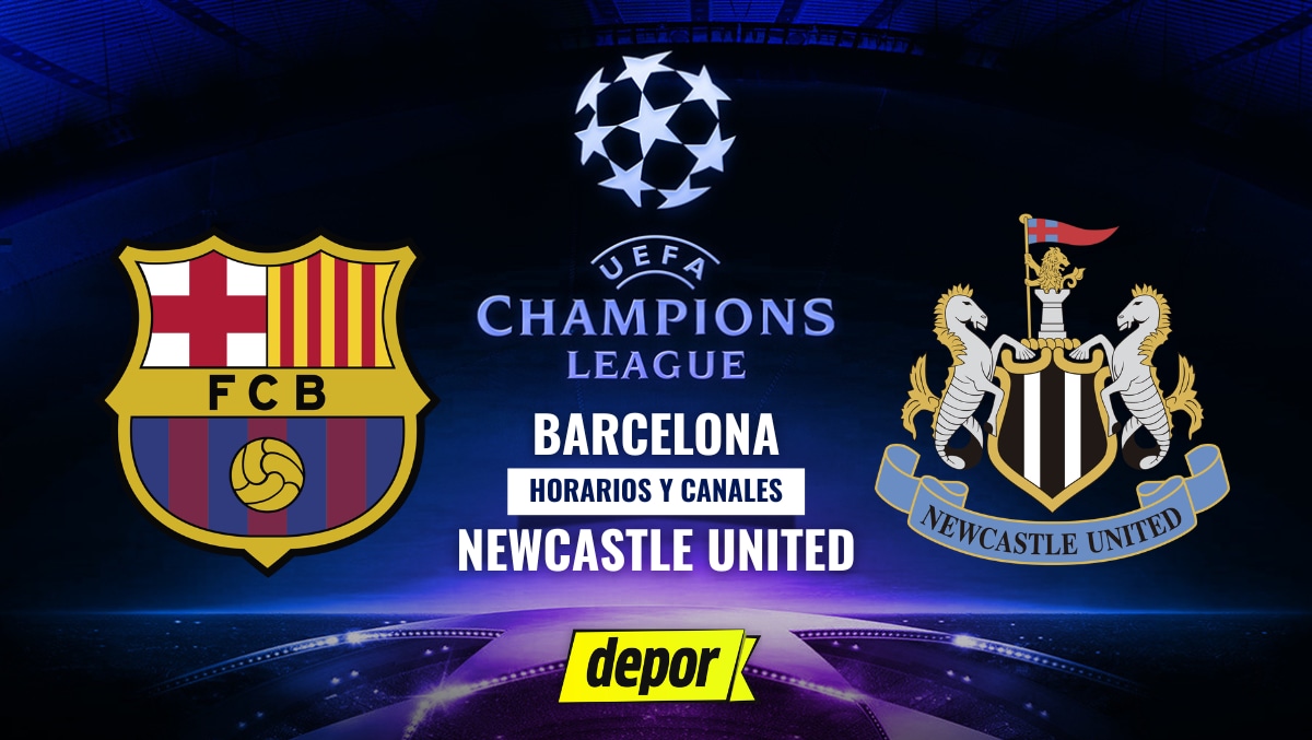 Barcelona vs. Newcastle United se enfrentan por la vuelta de los octavos de final de la Champions League. (Diseño: Depor)