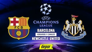 Barcelona vs. Newcastle: canales de transmisión y a qué hora juegan por la Champions League