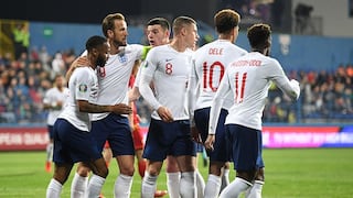 ¡Festín de goles! Inglaterra aplastó 5-1 a Montenegro en Pod Goricom por Eliminatorias a la Eurocopa 2020