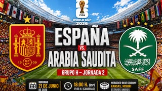 ¿A qué hora juega y en qué canal transmiten España vs. Arabia Saudita EN VIVO hoy por el Mundial 2026 en EE.UU. y México?